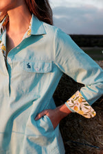 Load image into Gallery viewer, Renmark Womens Half Button Shirt
